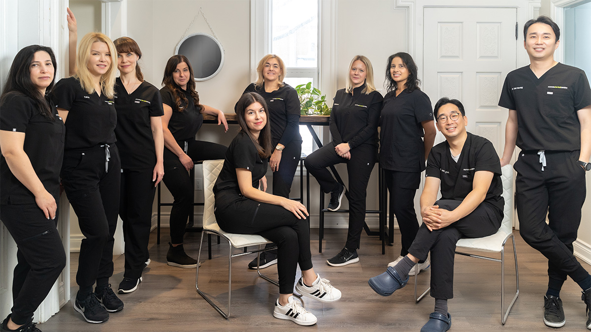 Professional dental consultation at Aurora Dental Studio